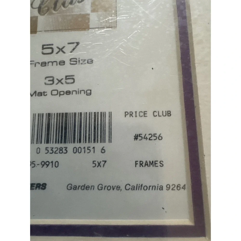 Decor Masters Brentwood Classics 5x7 Floral Tapestry Photo Frame 3x5 Mat 54256